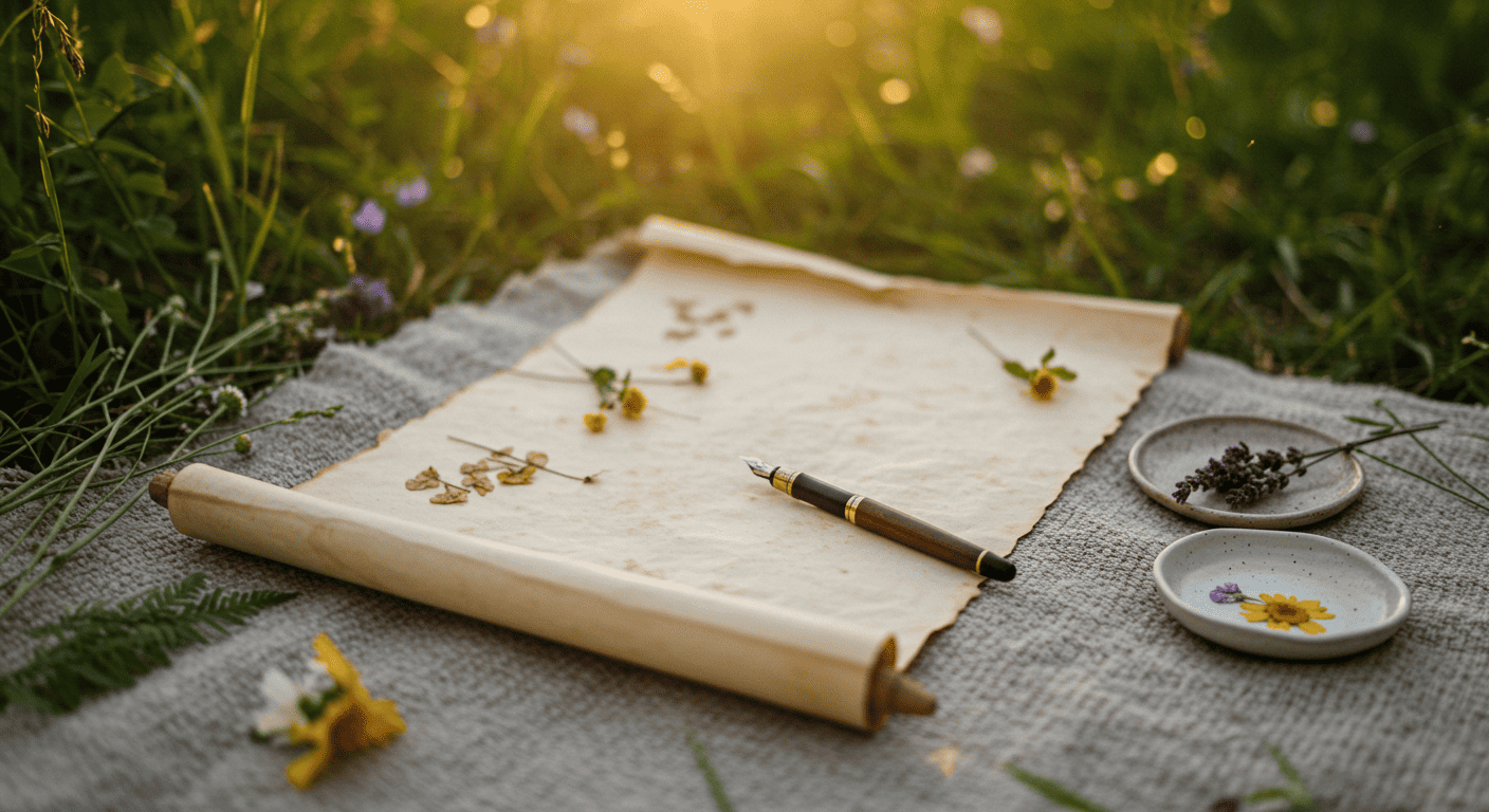Stacked documents with wax seal—symbolizing official terms and conditions for acupuncture CEUs by Hippie Helper Creations.